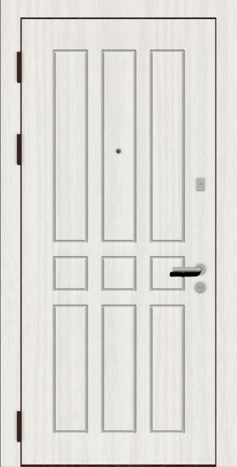 Дверная панель белая